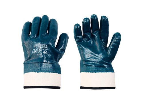 Handschuh mit starker Nitril-Vollbeschichtung