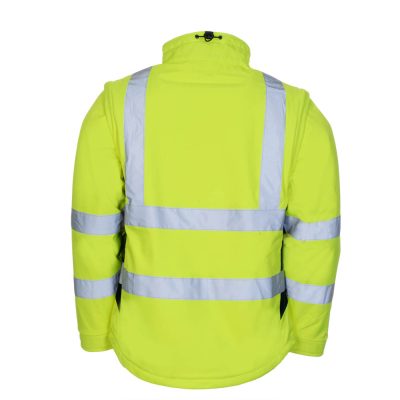 Softshell-Warnschutzjacke – Bild 2