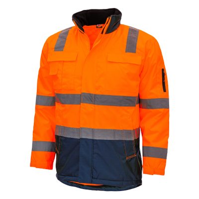 Warnschutz-Parka gefüttert