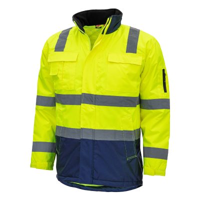 Warnschutz-Parka gefüttert